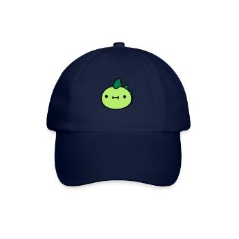 dinosaur head face - Baseball Cap - blue/blue - Front