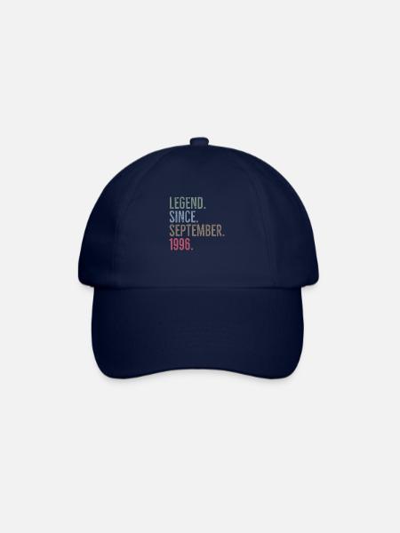 Légende depuis septembre 1996 - Casquette classique - bleu/bleu