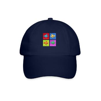 Poison dart frog - Baseball Cap - blue/blue - Front