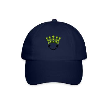 Visage de roi - Casquette classique - bleu/bleu - Devant