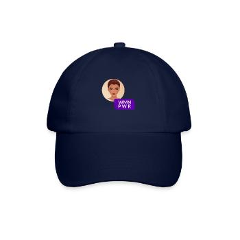 WMN PWR - Female Face - 03 - Baseball Cap - blue/blue - Front