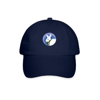 Winter Hase - Baseballkappe - Blau/Blau - Vorne