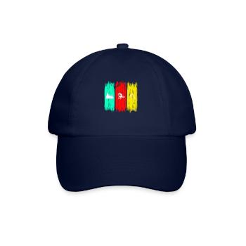 MTB lifestyle - whips, forest, mountains - Baseball Cap - blue/blue - Front