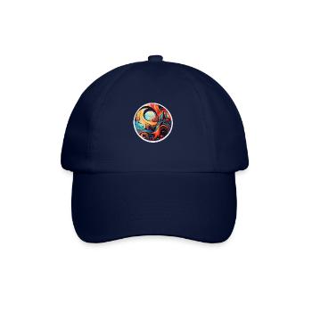 abstract art - Baseball Cap - blue/blue - Front