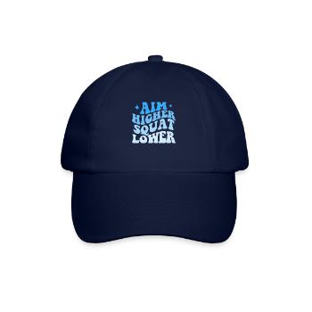 Aim Higher Squad Lower - Baseballkappe - Blau/Blau - Vorne