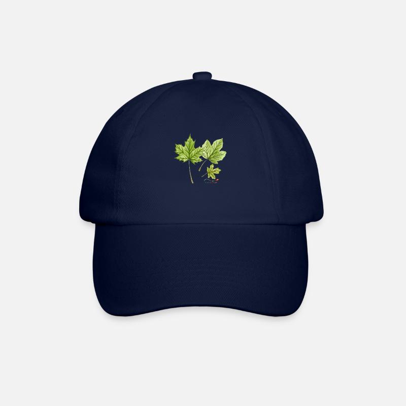 Ahornblätter - Baseballkappe - Blau/Blau