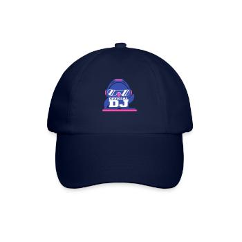 Lustiger Official DJ Pinguin Mischpult Party Musik - Baseballkappe - Blau/Blau - Vorne