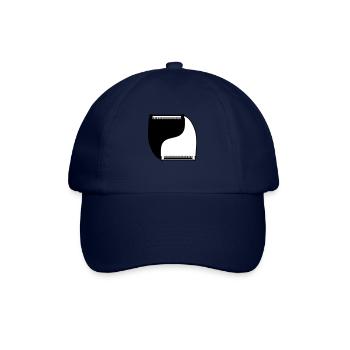 2 pianos Yin et Yang Instrument de musique classique - Casquette classique - bleu/bleu - Devant