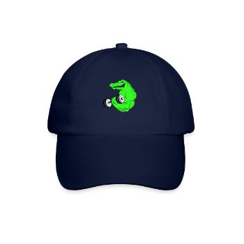 fitness crocodile 02 - Baseballkappe - Blau/Blau - Vorne