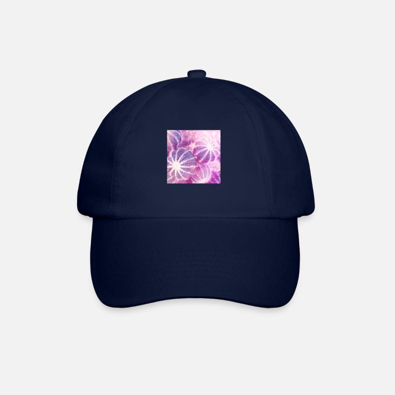 Summer cactus watercolor minimalism - Baseball Cap - blue/blue