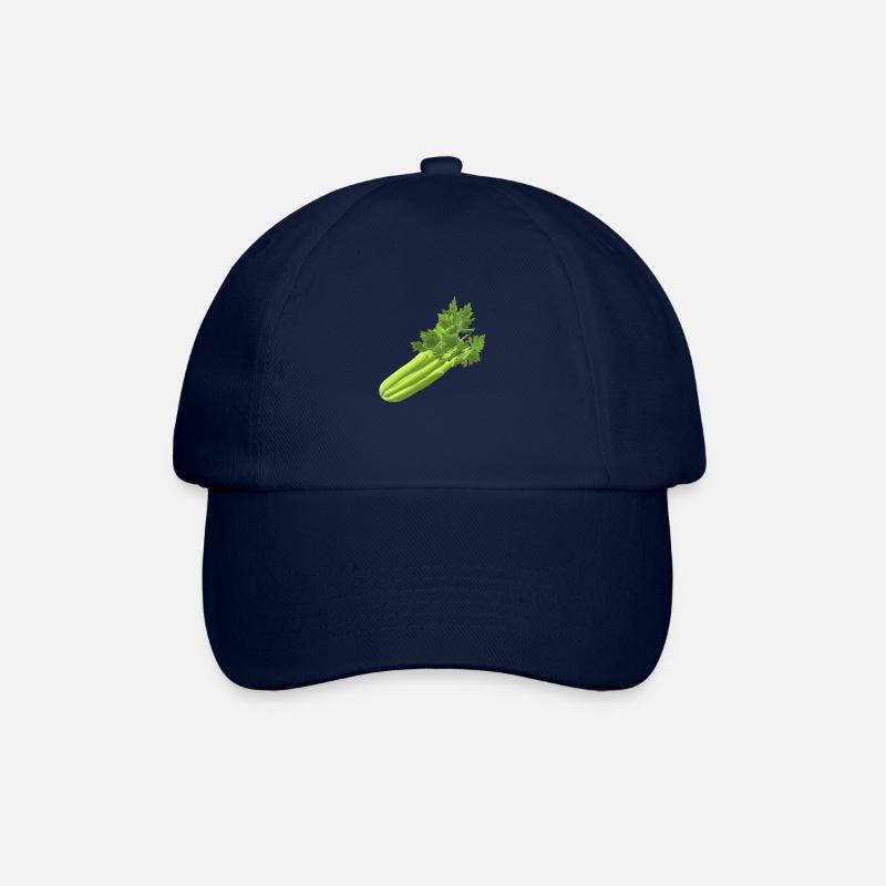Le céleri les légumes sains - Casquette classique - bleu/bleu