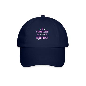 Comptable option râleuse cadeau humour femme - Casquette classique - bleu/bleu - Devant
