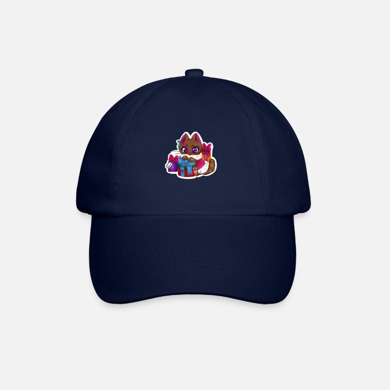 Chat🎁🐱 présent - Casquette classique - bleu/bleu