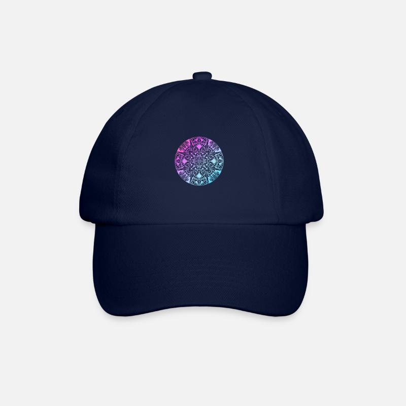Mandala - Baseballkappe - Blau/Blau