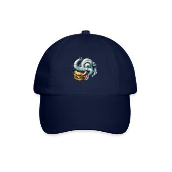Elephant Burger Hamburger Restauration rapide - Casquette classique - bleu/bleu - Devant
