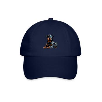 Rottweiler Cyborg Robot Espace - Casquette classique - bleu/bleu - Devant