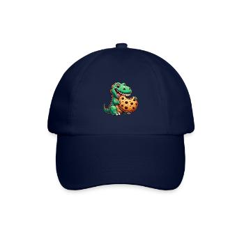 Dino T-Rex Dinosaure Biscuit Bonbons - Casquette classique - bleu/bleu - Devant