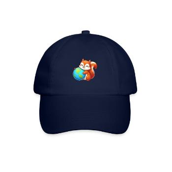 Eichhörnchen für Umweltschutz & Naturschutz - Baseballkappe - Blau/Blau - Vorne