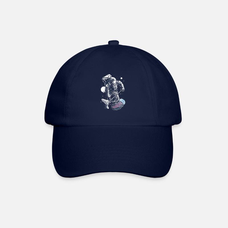 Austronaut Fisher - Baseballkappe - Blau/Blau