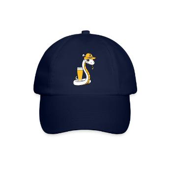 bier bayern alkohol saufen party feier - Baseballkappe - Blau/Blau - Vorne