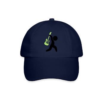 Musik Star mit einer Gitarre - Baseballkappe - Blau/Blau - Vorne