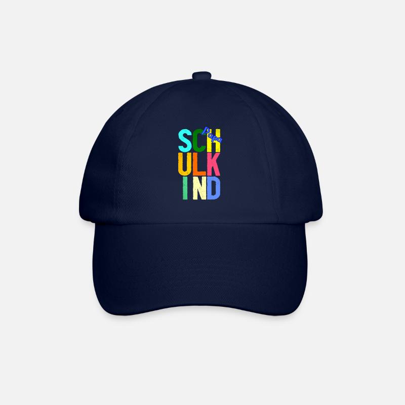 Schulkind Papa - Baseballkappe - Blau/Blau