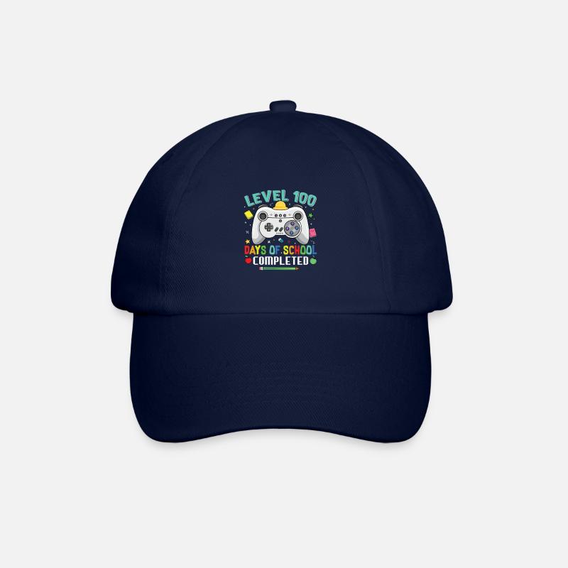 Level 100 Schultage abgeschlossen - Baseballkappe - Blau/Blau