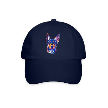 German Shepherd Dog Dog Owner Dogs Dog Dog Owner - Baseball Cap - blue/blue - Front