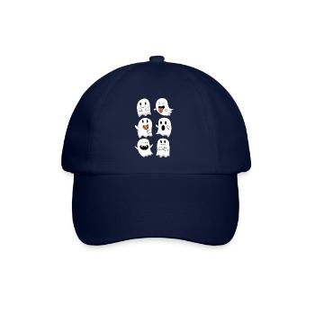 Ghosts Witching Hour Haunted Halloween Ghosts - Baseball Cap - blue/blue - Front