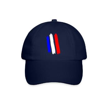 France France Statement lettering with flag - Baseball Cap - blue/blue - Front