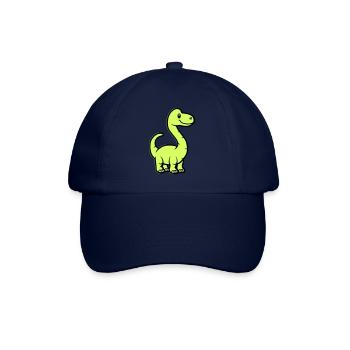 Dinosaurier Brontosaurus Comic - Baseballkappe - Blau/Blau - Vorne