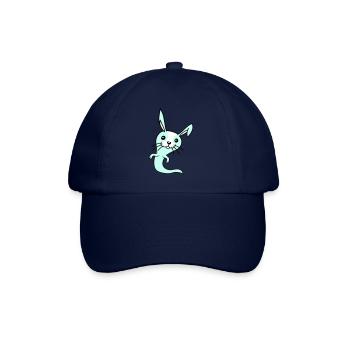 Bunny Ghost Ghost Haunting Halloween Creepy Cute - Baseball Cap - blue/blue - Front