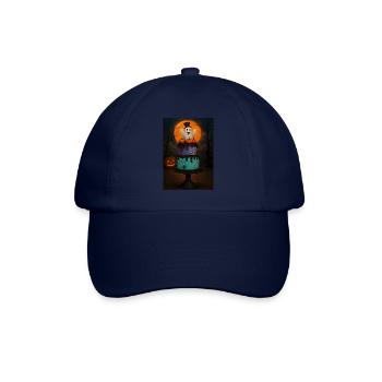 Grusel Geister Halloween Geschenk - Baseballkappe - Blau/Blau - Vorne
