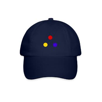 Sphères des couleurs primaires - Casquette classique - bleu/bleu - Devant