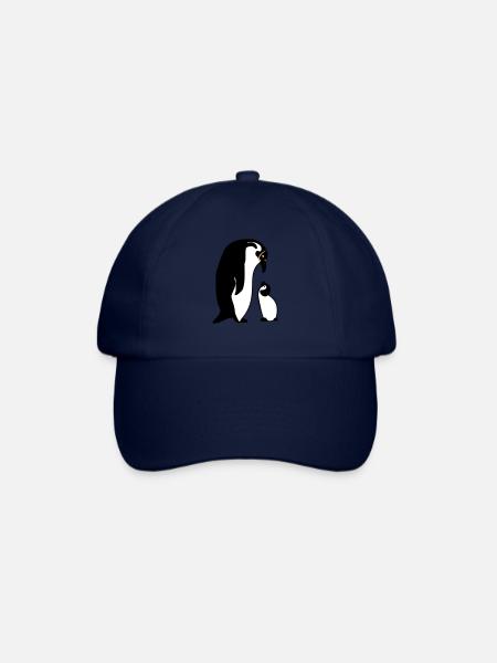 penguin - Baseball Cap - blue/blue