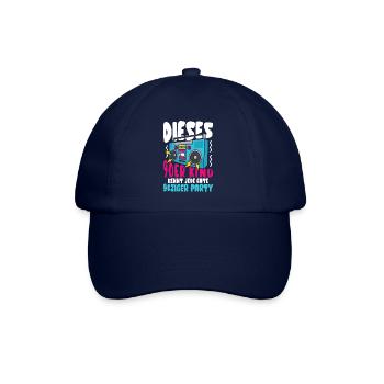 Dieses 90er Kind kennt jede gute 90ziger Party - Baseballkappe - Blau/Blau - Vorne