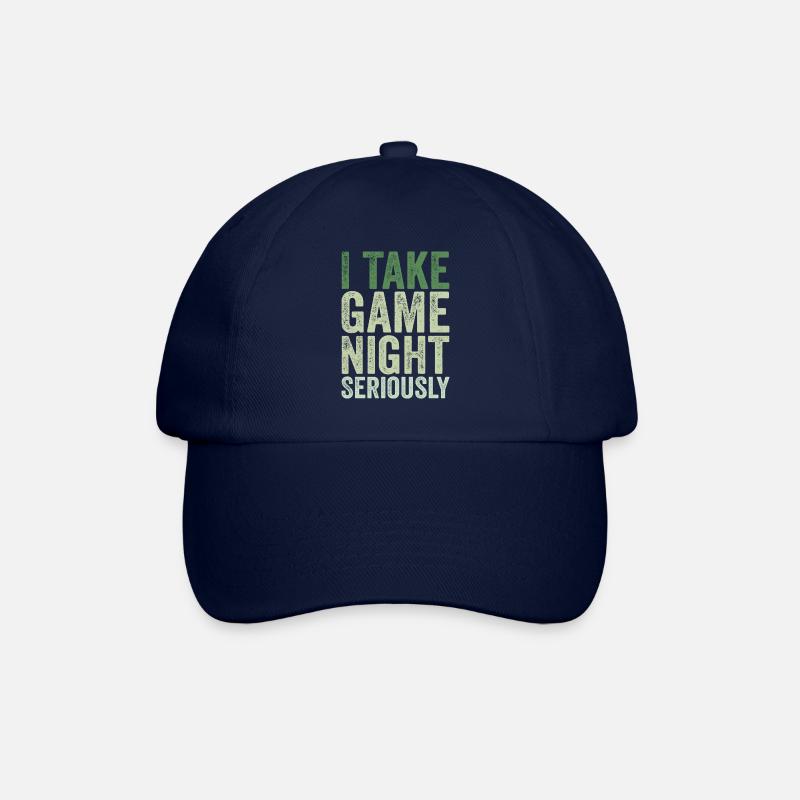Ich nehme den Spieleabend ernst - Baseballkappe - Blau/Blau
