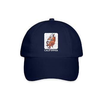 Ocean Octopus Octopus Water Sports Holiday Travel - Baseball Cap - blue/blue - Front