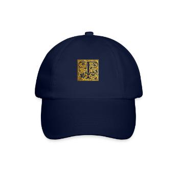 Initials-T - Baseball Cap - blue/blue - Front