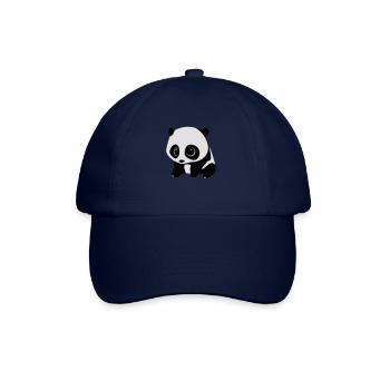 panda baby - Baseballkappe - Blau/Blau - Vorne