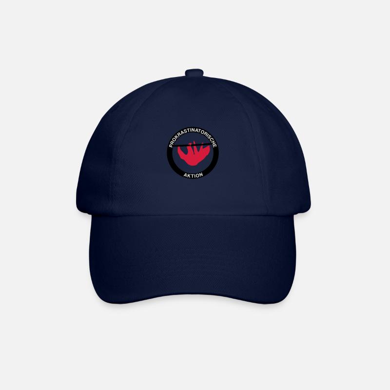 Prokrastinatorische Aktion - Baseballkappe - Blau/Blau