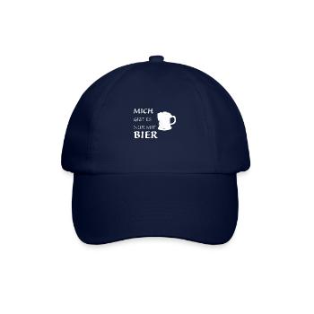 Nur mit Bier - Baseballkappe - Blau/Blau - Vorne