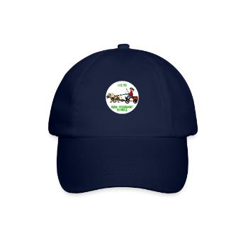 Pferdammt schnell - Baseballkappe - Blau/Blau - Vorne