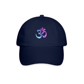 yoga om 4 - Baseballkappe - Blau/Blau - Vorne