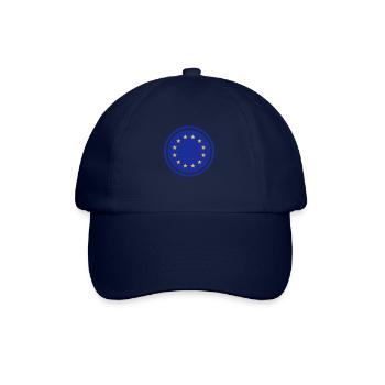 europeanflag_2c - Baseball Cap - blue/blue - Front