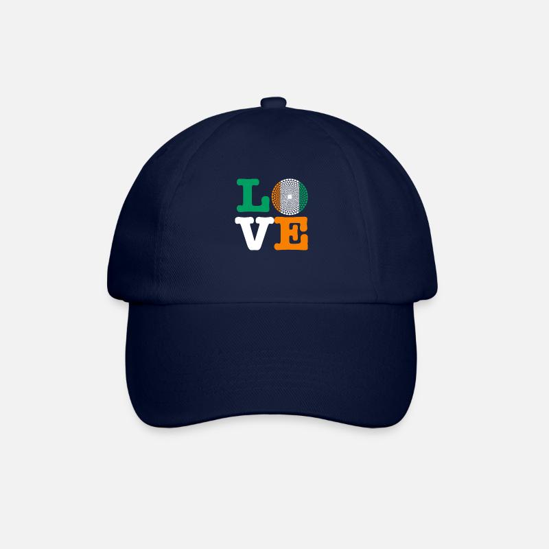 coeur CÔTE-D'IVOIRE - Casquette classique - bleu/bleu
