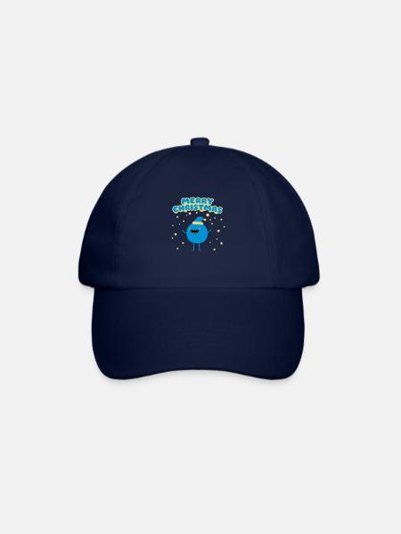 Funny Santa Claus - Merry Christmas - Baseball Cap - blue/blue