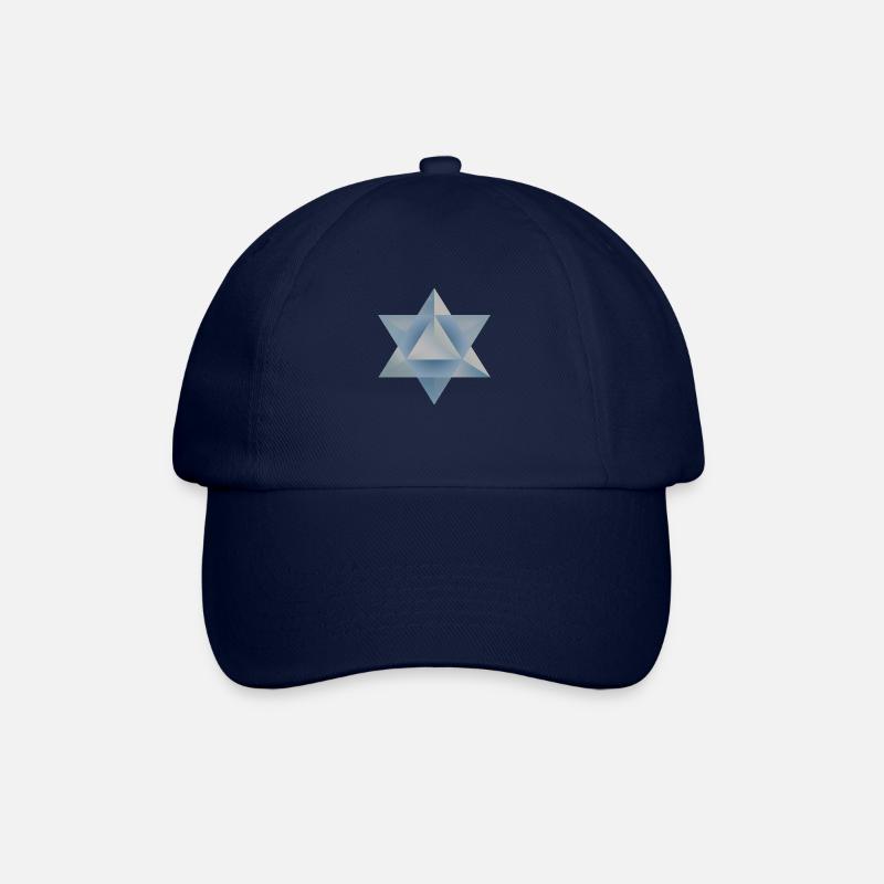 Merkaba - Baseballkappe - Blau/Blau