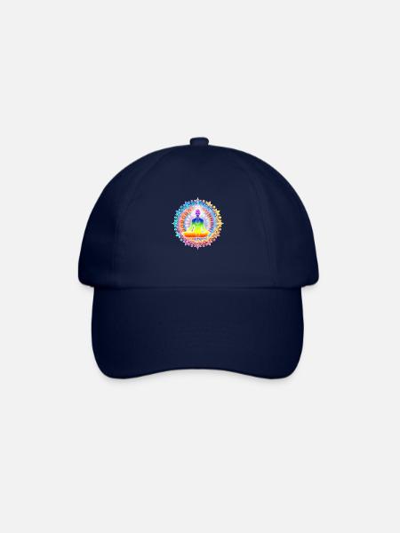 Yoga Lotus Chakra Meditation I - Baseballkappe - Blau/Blau