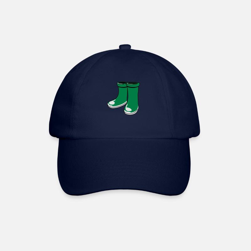 gummistiefel - Baseballkappe - Blau/Blau